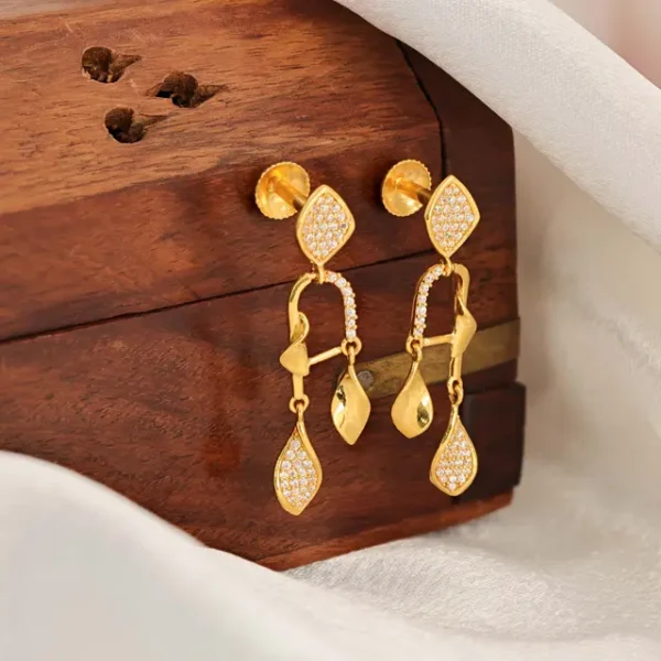 Asymmetry Glow Earrings