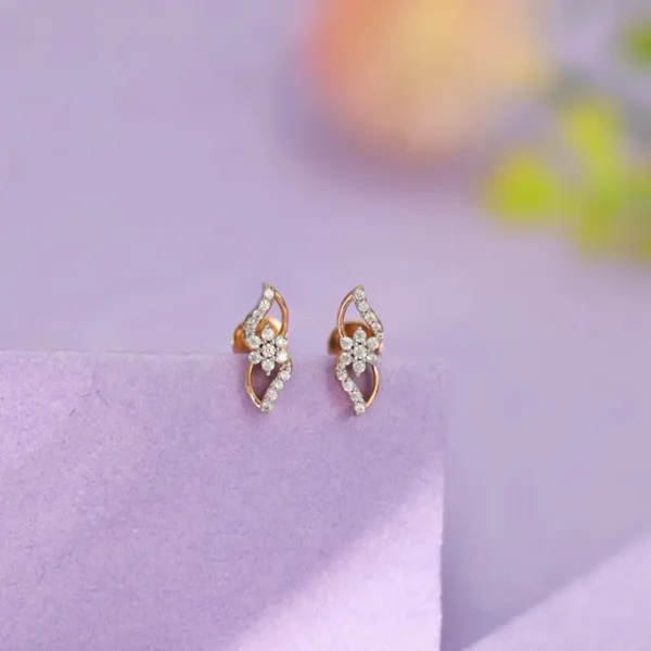Beautiful Rose Gold Earrings